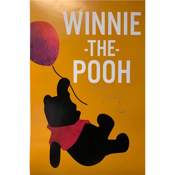 Autographed Winnie the Pooh Poster