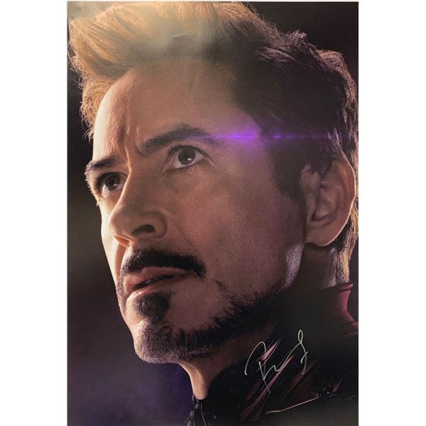 Autographed Avengers Endgame Robert Downey Jr Poster