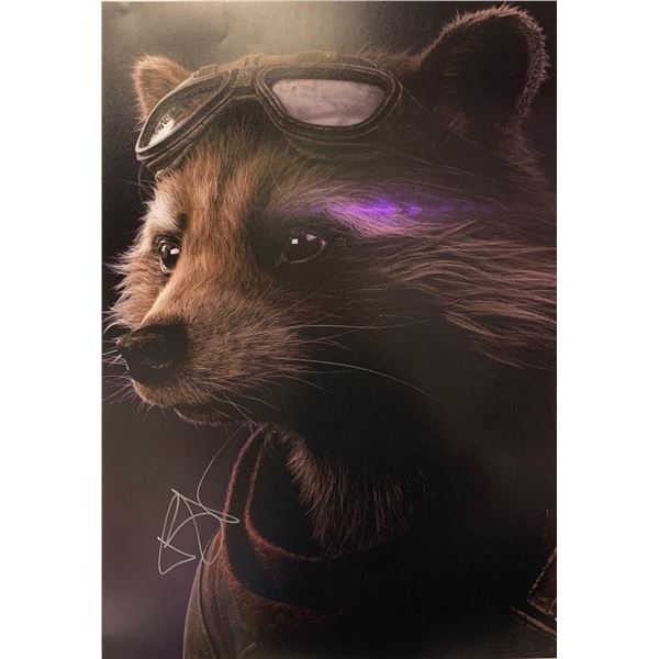 Autographed Avengers Endgame Bradley Cooper Poster
