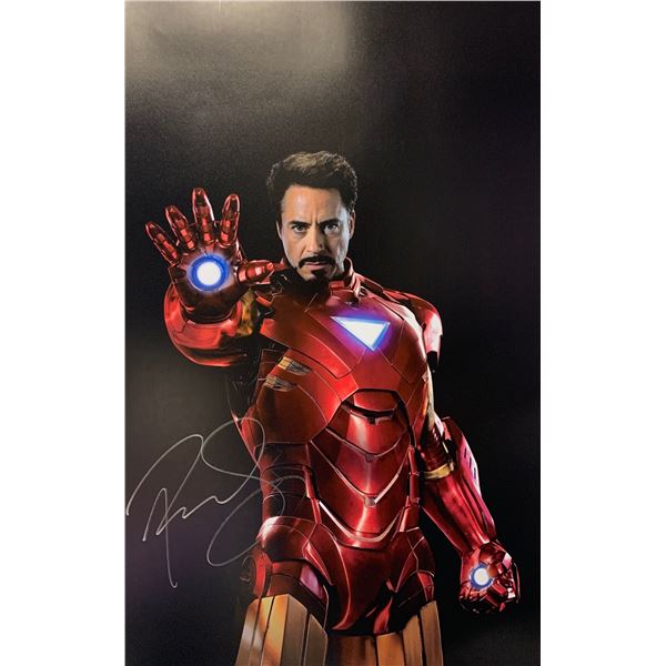 Autographed Iron Man Robert Downey Jr Poster
