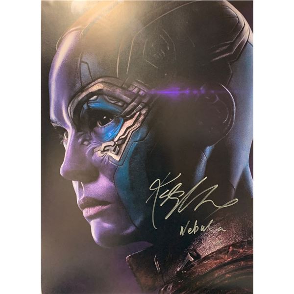 Autographed Avenger Karen Gillan Poster