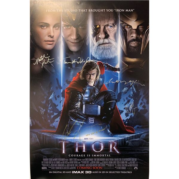 Autographed Thor Chris Hemsworth Poster