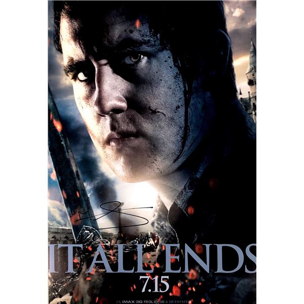 Harry Potter Matthew Lewis Autographed Poster