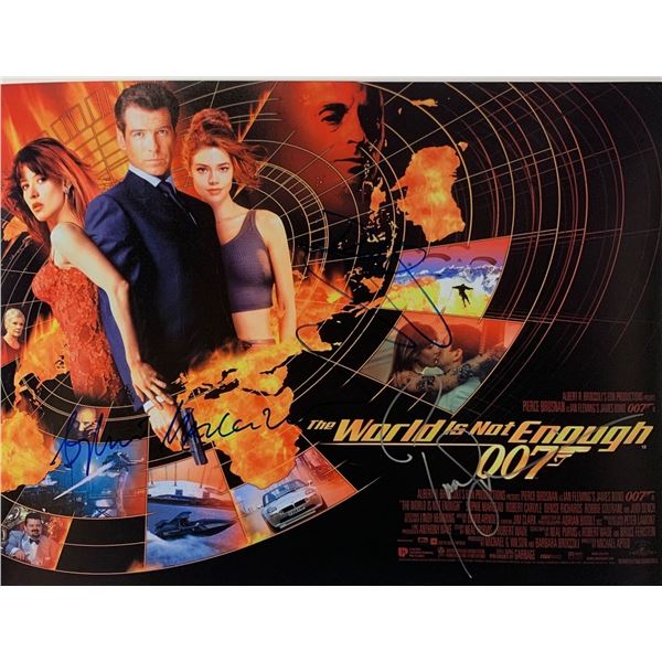 Autographed World is Not Enough Poster