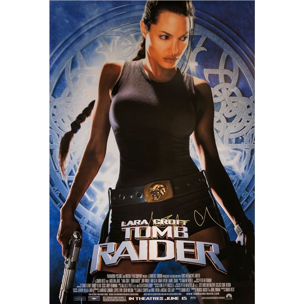 Tomb Raider Angelina Jolie Autographed Poster