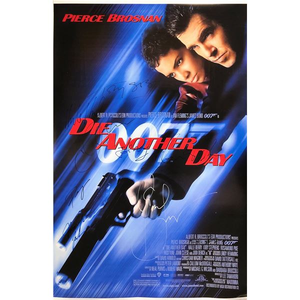 Autographed 007 Die Another Day Halle Barry Poster