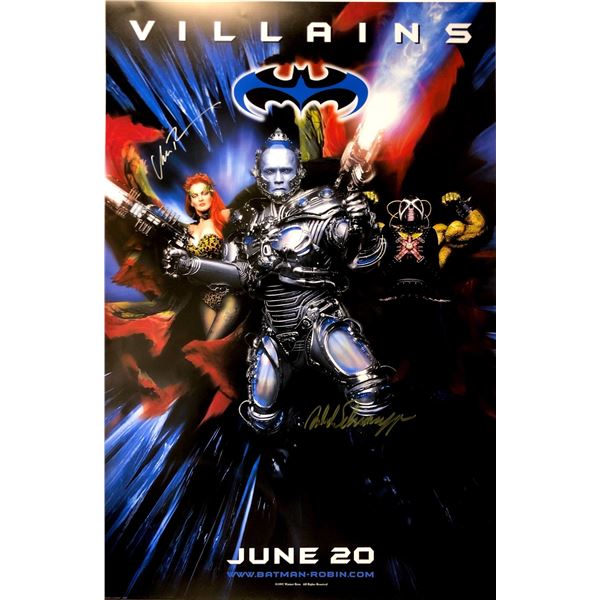Autographed Batman Robin Poster