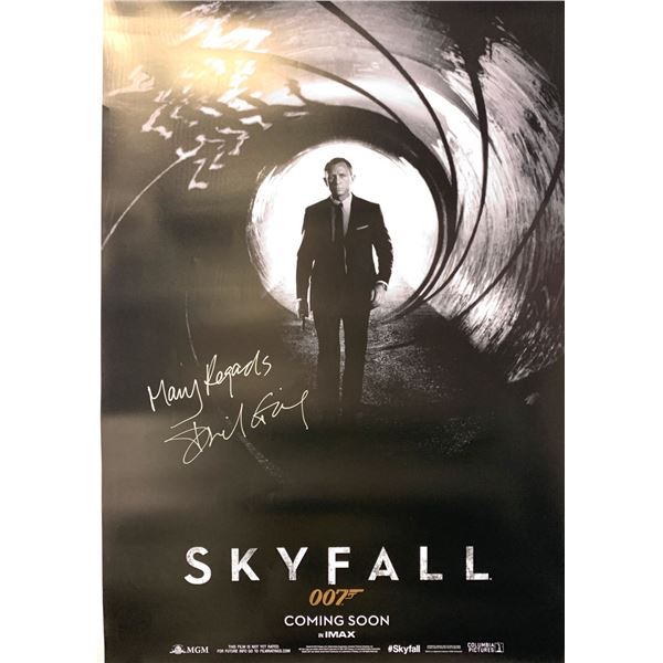 Autographed 007 Skyfall Poster