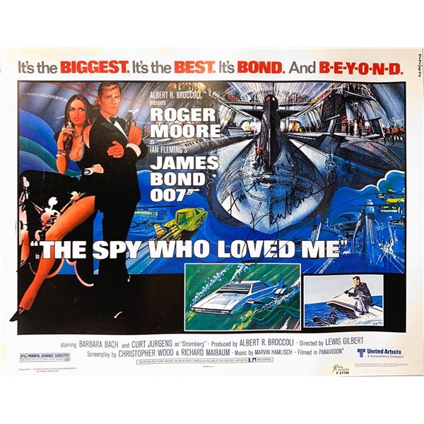 Autographed Spy Who Loved Me Poster