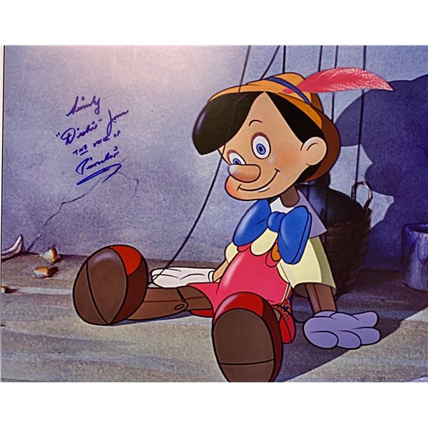 Autographed Pinocchio Dickie Jones Poster
