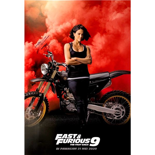 Autographed Fast and Furious 9 Poster