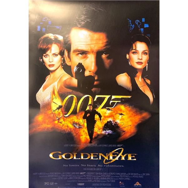 Autographed 007 Goldeneye Poster
