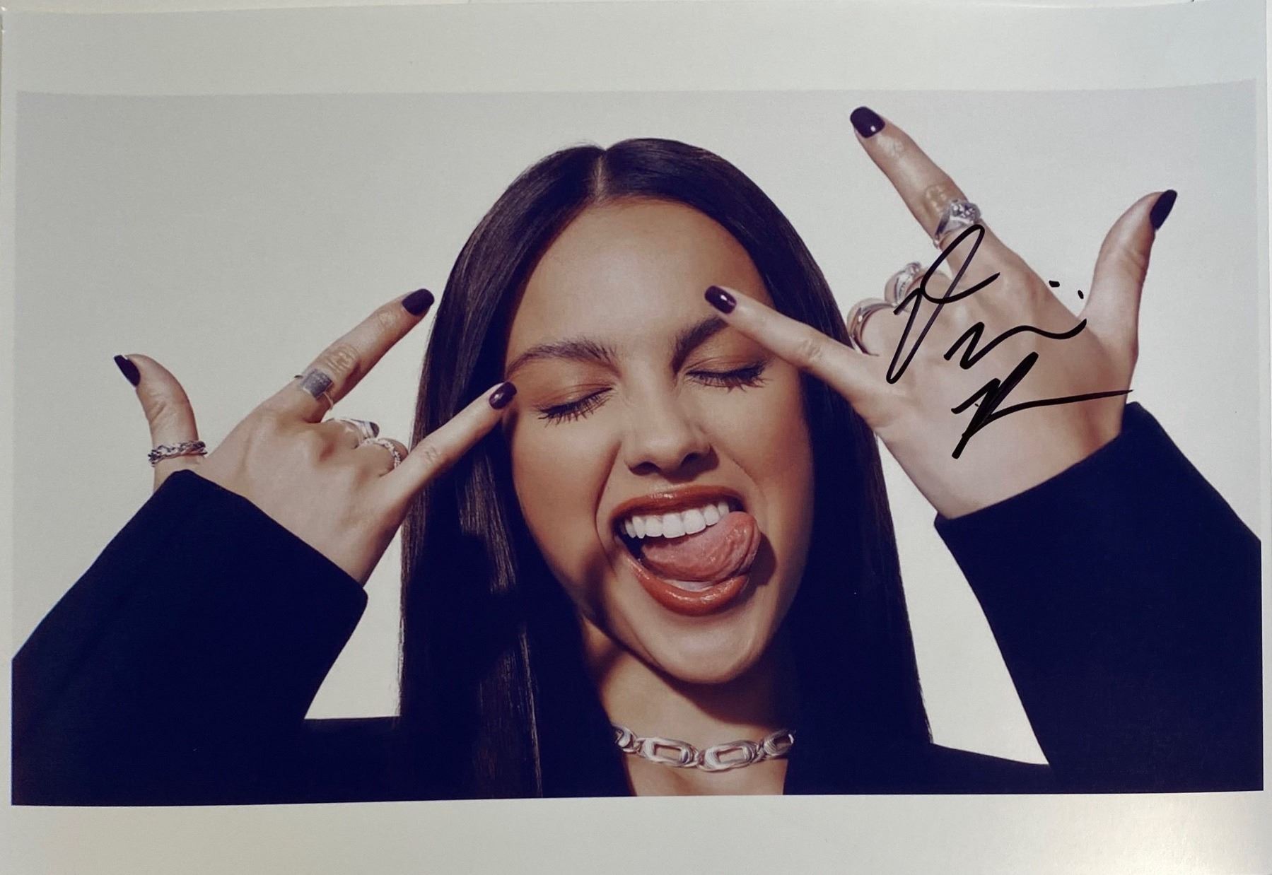 Autograph Signed Olivia Rodrigo Photo