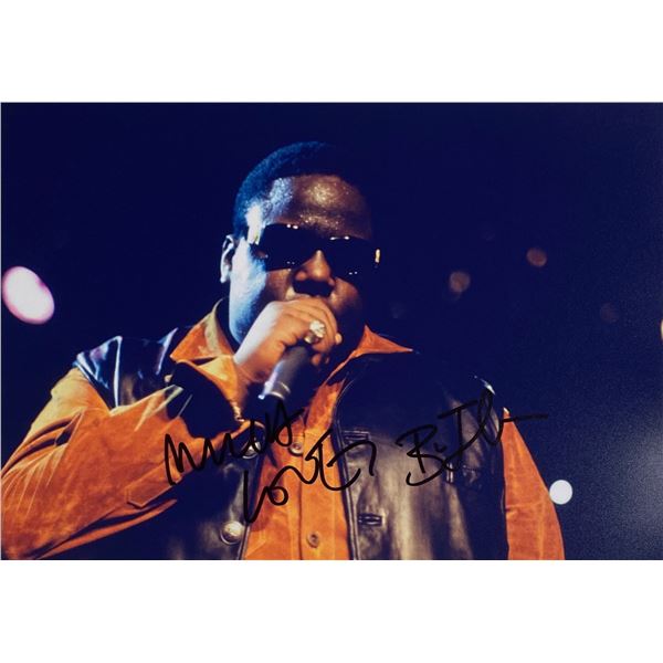 Autograph Signed  Notorious B.I.G. Photo