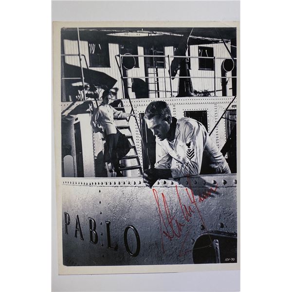 Autograph Signed Sand Pebbles Photo