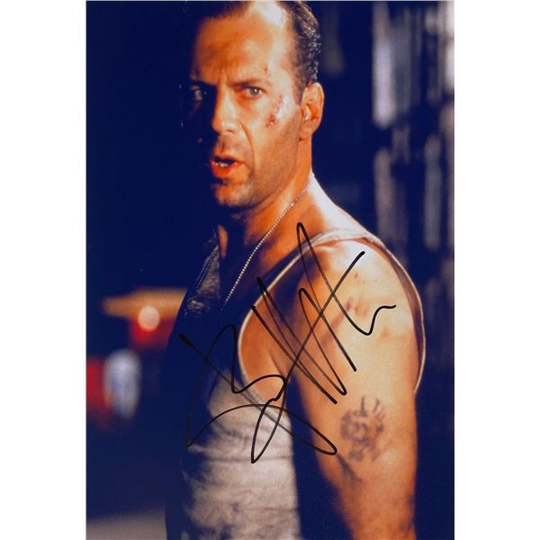 Autograph Signed Die Hard Photo