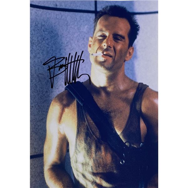 Autograph Signed Die Hard Photo