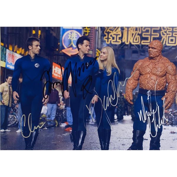 Autograph Signed Fantastic 4 Photo
