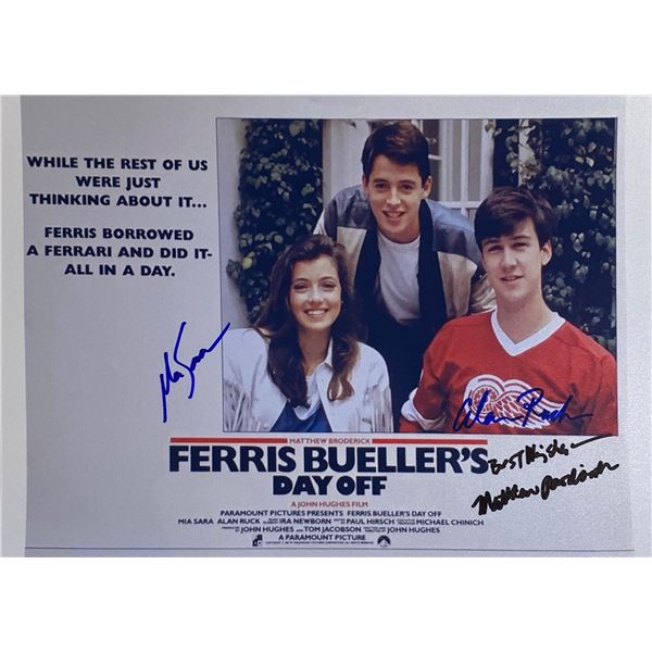Autograph Signed Ferris Buellers Day Off Photo