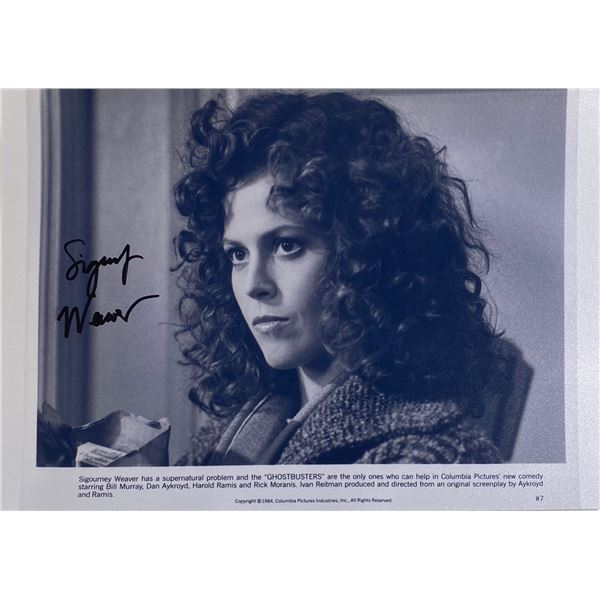 Autograph Signed Ghostbuster Photo