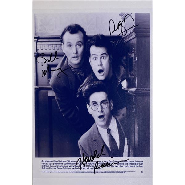 Autograph Signed Ghostbuster Photo