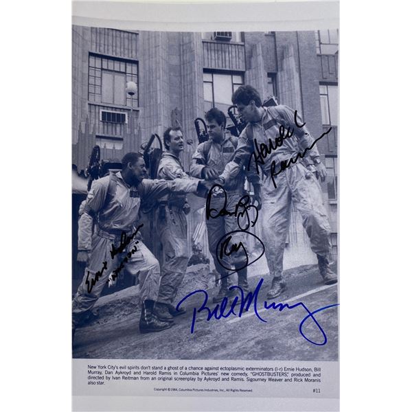 Autograph Signed Ghostbuster Photo