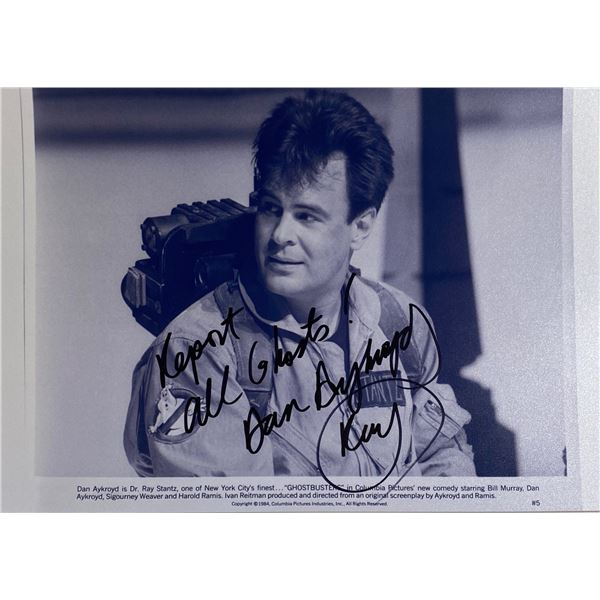 Autograph Signed Ghostbuster Photo