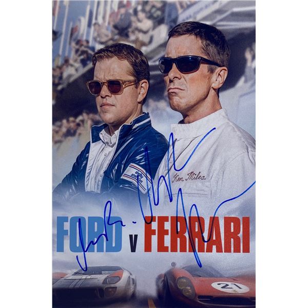 Autograph Signed Ford v Ferrari Photo