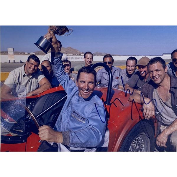 Autograph Signed Ford v Ferrari Photo