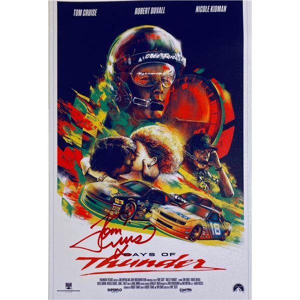 Autograph Signed Days of Thunder Photo