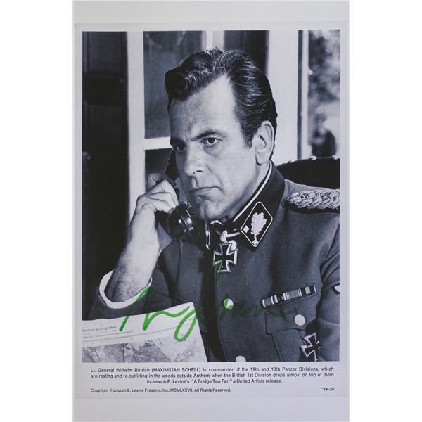 Autograph Signed A Bridge Too Far Photo