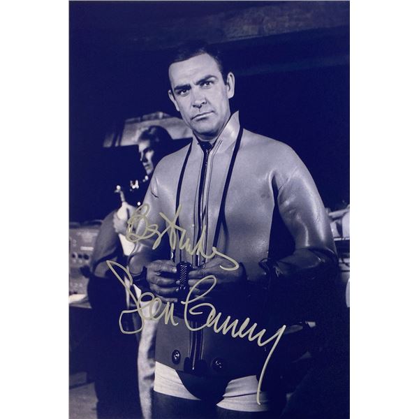 Autograph Signed Sean Connery Photo