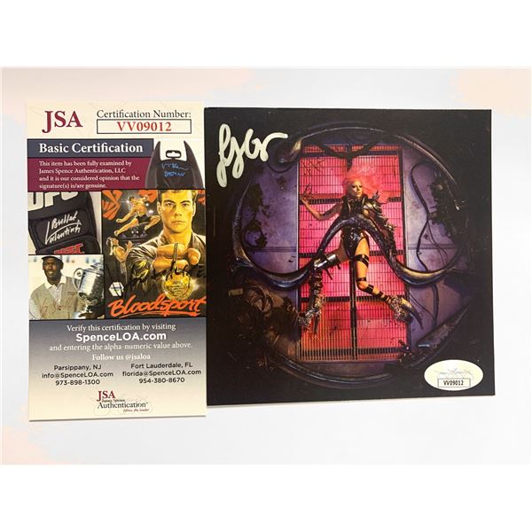 Signed Lady Gaga Chromatica Card JSA