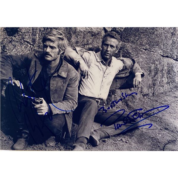 Autograph Signed Butch Cassidy Sundance Kid Photo