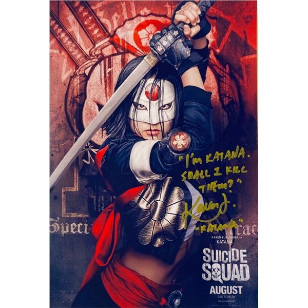 Autograph Signed Suicide Squad Photo
