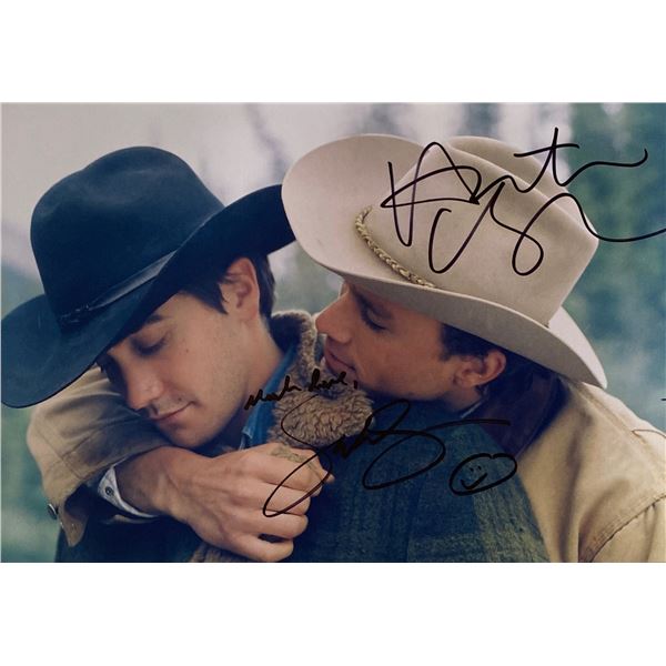Autograph Signed Bareback Mountain Photo