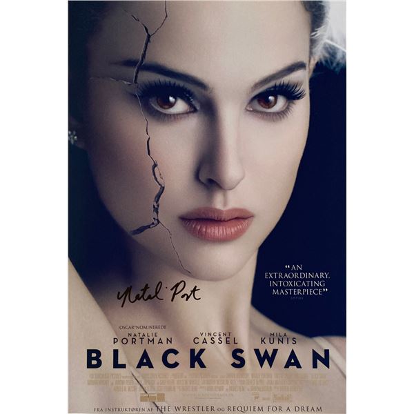 Autograph Signed Black Swan Photo
