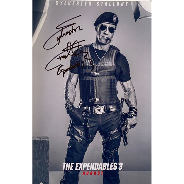 Autograph Signed Expendables Photo