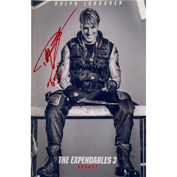 Autograph Signed Expendables Photo