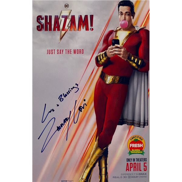 Autograph Signed  Shazam Photo