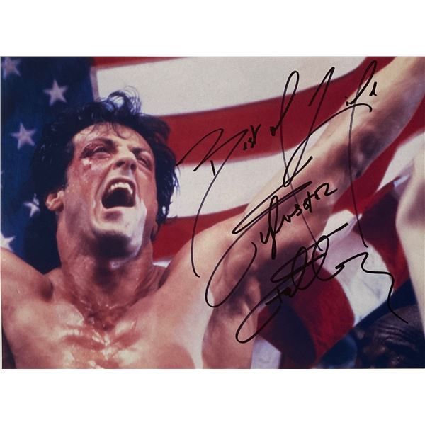 Autograph Signed  Rocky Photo