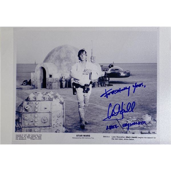 Autograph Signed  Star Wars Photo