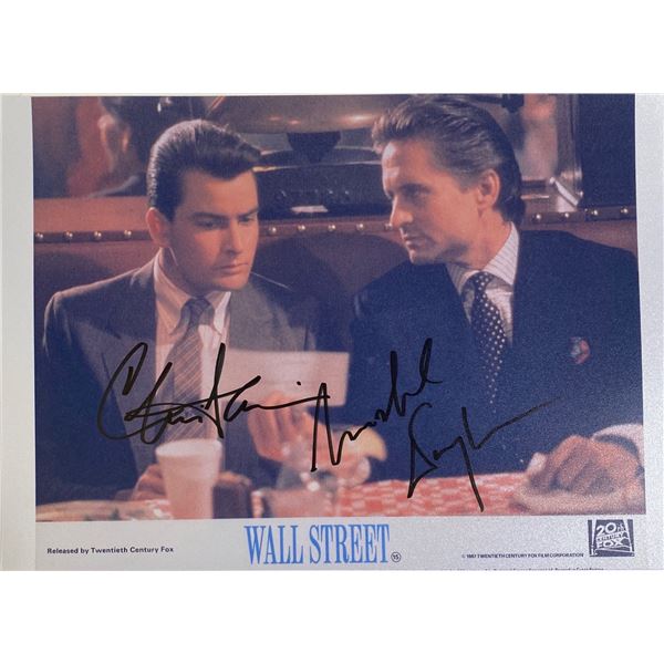 Autograph Signed  Wall Street Photo