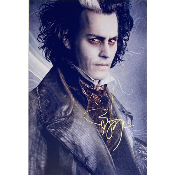 Autograph Signed  Sweeney Todd Photo