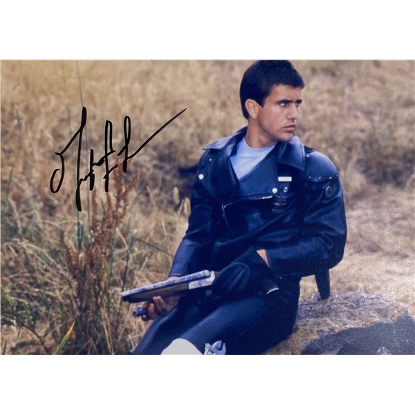 Autograph Signed  Mel Gibson Photo