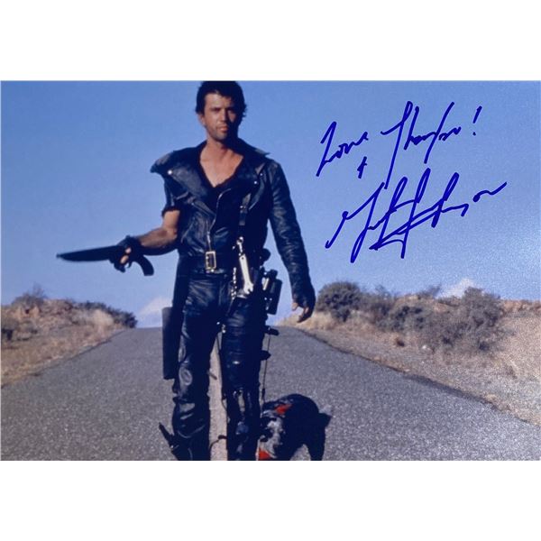 Autograph Signed  Mel Gibson Photo