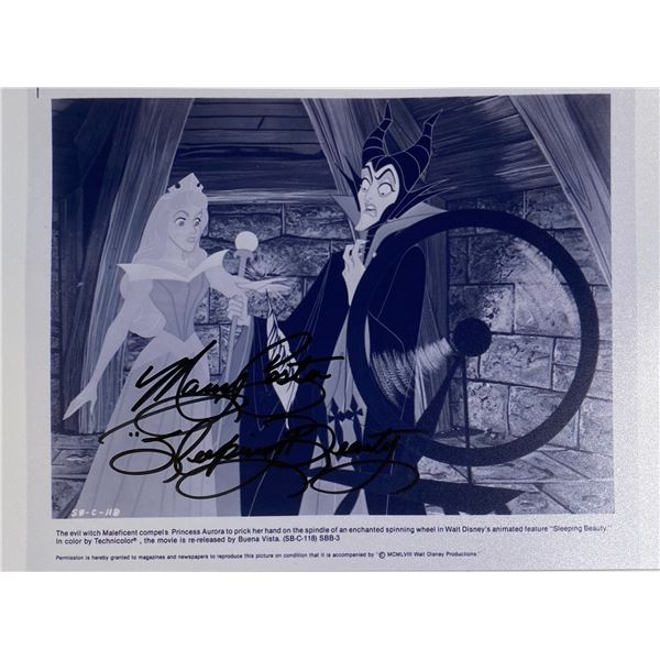 Autograph Signed  Sleeping Beauty Photo