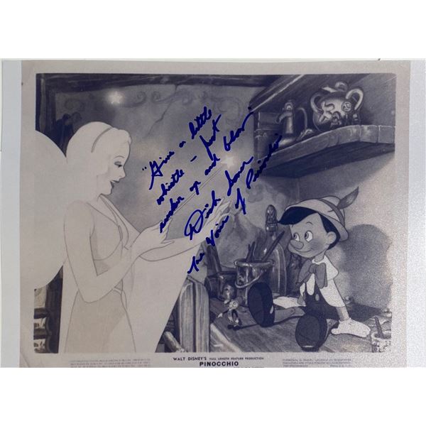 Autograph Signed  Pinocchio Photo