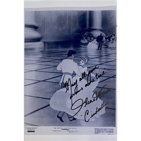 Autograph Signed  Cinderella Photo