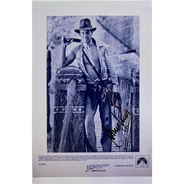 Autograph Signed  Indiana Jones Photo